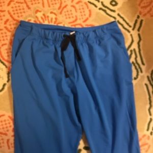 Blue Lululemon cropped joggers